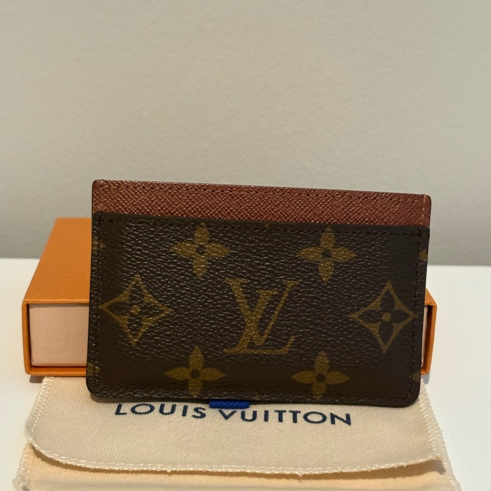 Louis Vuitton Brown Monogram Card Holder